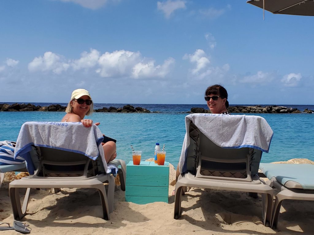 Relaxing in Curacao